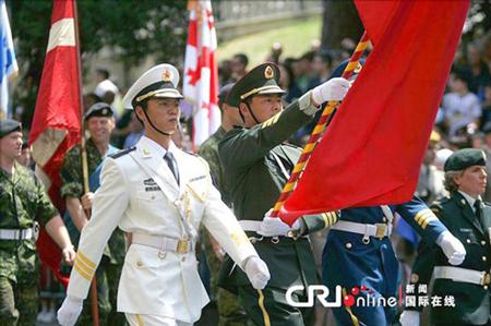 中國儀仗隊參加俄羅斯閱兵，展現(xiàn)軍威與友誼的壯麗畫卷，中俄友誼見證，中國儀仗隊參加俄羅斯閱兵，壯麗畫卷展現(xiàn)軍威與深情友誼