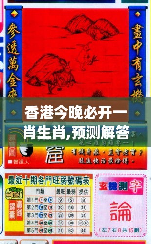 香港和彩王中王精準(zhǔn)一肖，揭秘彩票預(yù)測(cè)之謎，揭秘彩票預(yù)測(cè)之謎，香港和彩王中王精準(zhǔn)預(yù)測(cè)一肖技巧