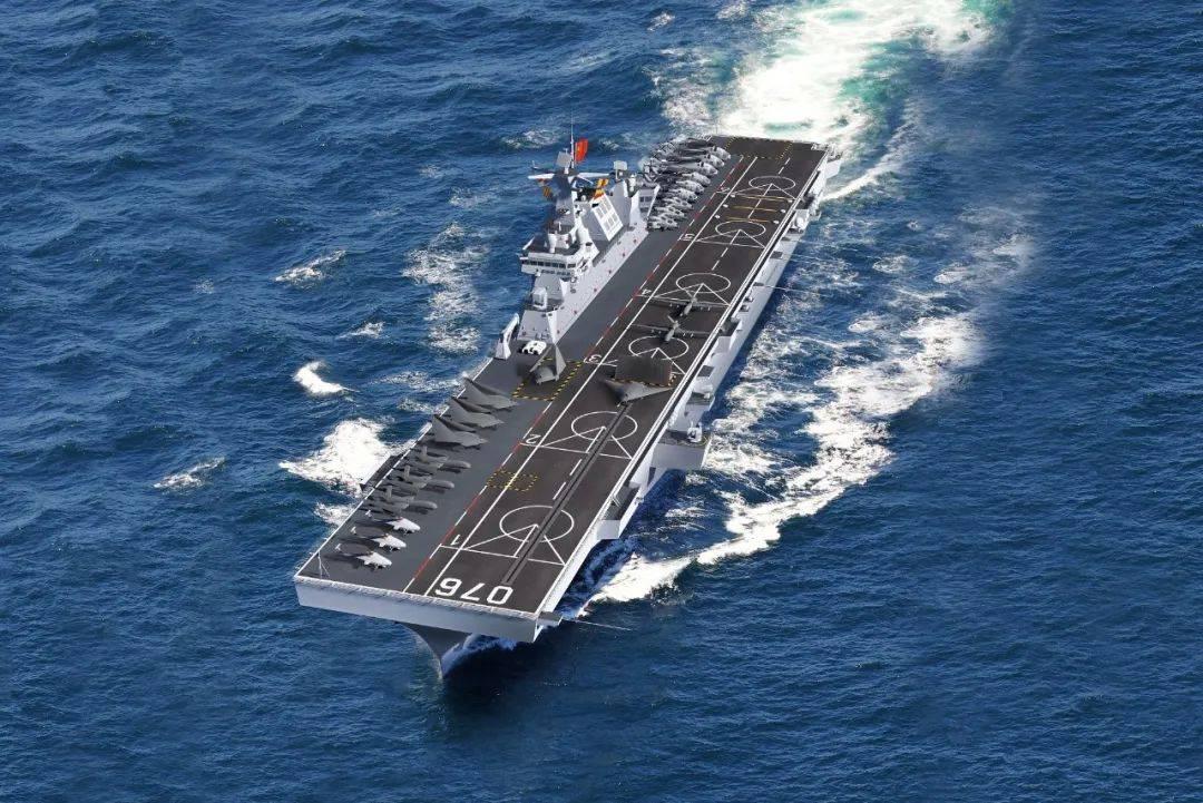 第二艘075正式命名，中國(guó)海軍兩棲攻擊艦邁入新時(shí)代，中國(guó)海軍第二艘075型兩棲攻擊艦正式命名，邁入新時(shí)代