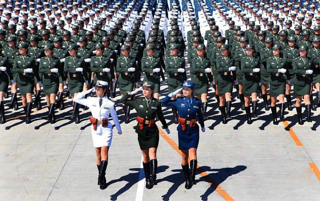 中國女兵儀仗隊，榮耀與力量的象征，中國女兵儀仗隊，榮耀與力量的璀璨象征