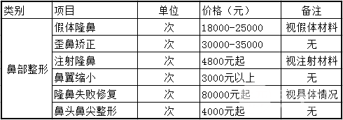 鼻子美容手術(shù)費(fèi)用詳解，多少錢？，鼻子美容手術(shù)費(fèi)用全面解析，手術(shù)費(fèi)用究竟是多少？
